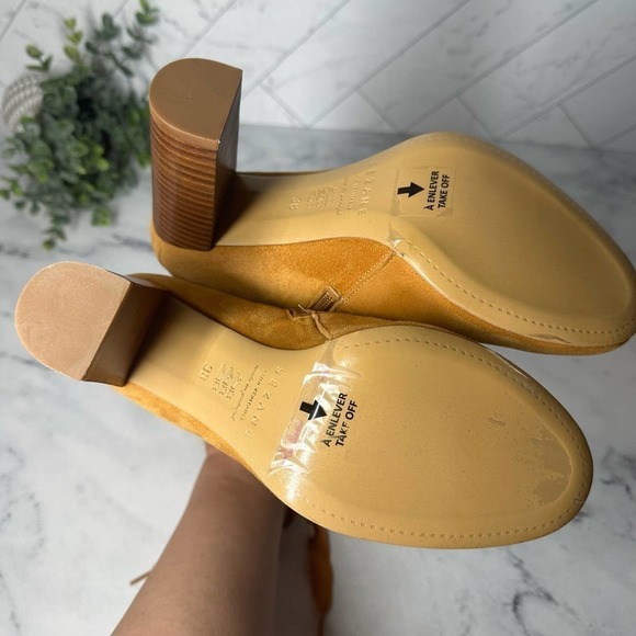 Sezane Alicia High Heel Leather Boots Size US 7 - Picture 11 of 15